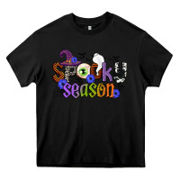 Black spooky season Heavy Core Tee - CowGirlArtShop
