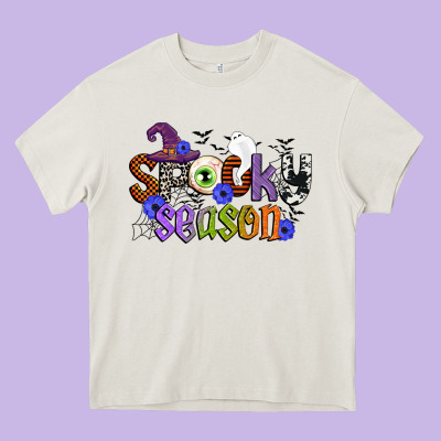 Spooky Season Heavy Core Tee Designed By Cowgirlartshop