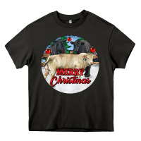 Asphalt Merry Christmas Charolais Bull Heavy Core Tee - RanaPortraitStore