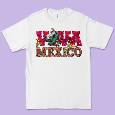 Viva Mexico Premium Tee Designed By Howdyjamesfarm
