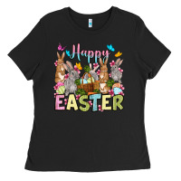 Happy Easter Bunnys Ladies Tee | Teevron