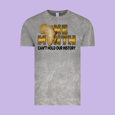 One Month Can't Hold Our History Vintage Tee Designed By Fadigitalartstudio