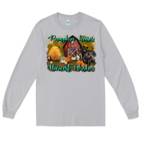 Moon Dust pumpkin kisses harvest wishes Long Sleeve Tee - BundleAndBundleShop