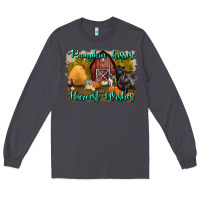Smoke pumpkin kisses harvest wishes Long Sleeve Tee - BundleAndBundleShop