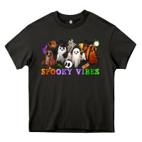 Asphalt spooky vibes sports ghosts Heavy Core Tee - CowGirlArtShop
