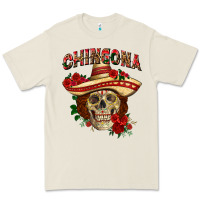 Bone Chingona with roses Mexico Premium Tee - HowdyJamesFarm