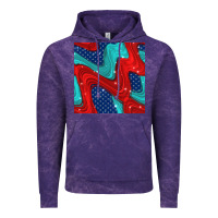 Cloud Purple american flag stripes seamless pattern Vintage Hoodie - BundleAndBundleShop