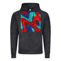 Vintage Arctic american flag stripes seamless pattern Vintage Hoodie - BundleAndBundleShop