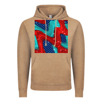 American Flag Stripes Seamless Pattern Vintage Hoodie | Teevron