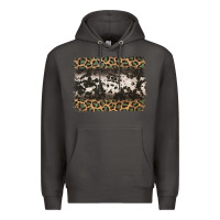 Smoke leopard cowhide pattern background Premium Hoodie - Jasminsmagicworld