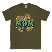 Army Green Aztec Mom Mother's Day Classic Tee - CowGirlArtShop