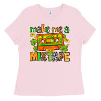 Bubblegum Pink Make me a mixtape St. Patrick's Day Ladies Tee - OliviaCreatesArt