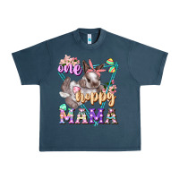 Midnight Navy one hoppy mama Urban Heavy Tee - FaDigitalArtStudio