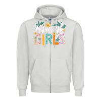Dove Grey mom of girls Zipper Hoodie - JahusDesignShop