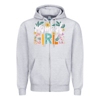 Heather Grey mom of girls Zipper Hoodie - JahusDesignShop