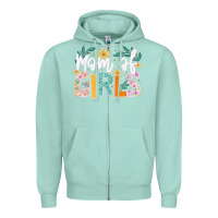 Seafoam mom of girls Zipper Hoodie - JahusDesignShop