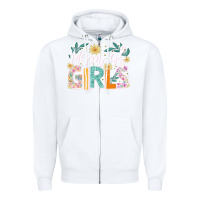 White mom of girls Zipper Hoodie - JahusDesignShop