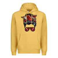 Antique Gold football mom Premium Hoodie - RacoonDesign