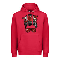 Cardinal football mom Premium Hoodie - RacoonDesign