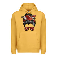 Mustard football mom Premium Hoodie - RacoonDesign