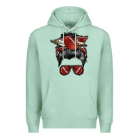 Seafoam football mom Premium Hoodie - RacoonDesign