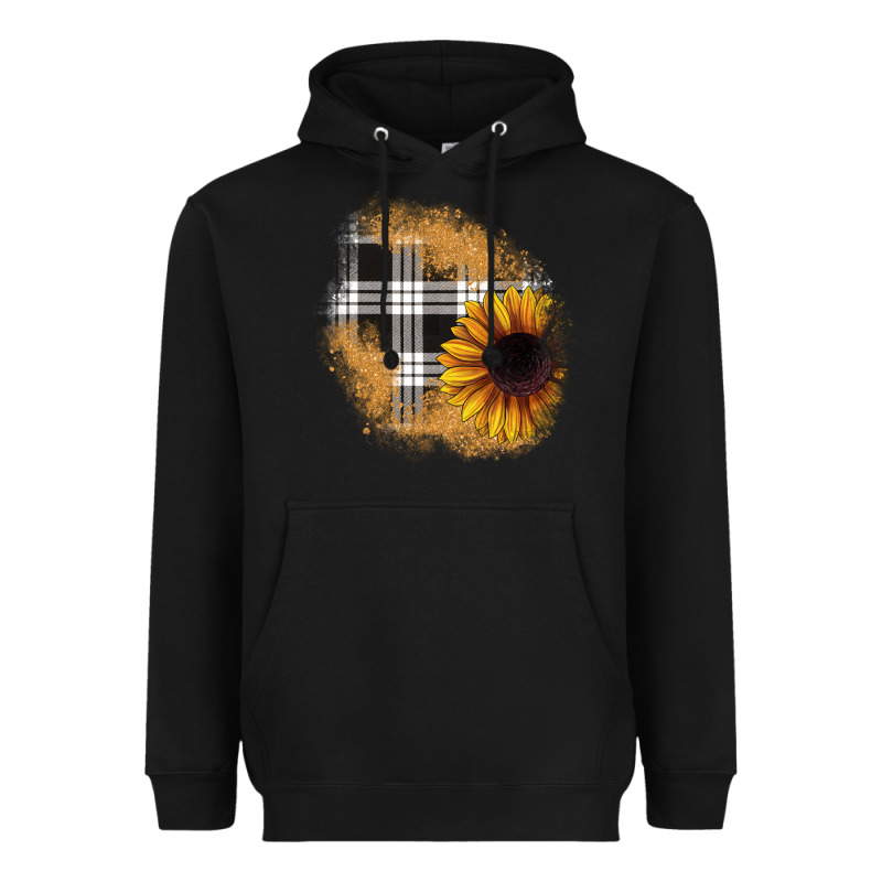 Sunflower Christmas Patch Heavyweight Hoodie by JahusDesignShop | Teevron