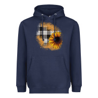 Navy sunflower christmas patch Heavyweight Hoodie - JahusDesignShop