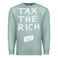 Seafoam aoc tax the rich Premium Sweatshirt - baoMotion