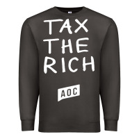 Smoke aoc tax the rich Premium Sweatshirt - baoMotion