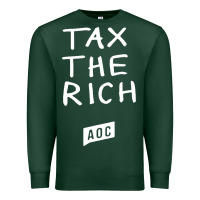 Sports Green aoc tax the rich Premium Sweatshirt - baoMotion