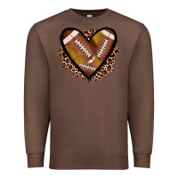 Chestnut heart football Premium Sweatshirt - JahusDesignShop