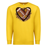 Lemon heart football Premium Sweatshirt - JahusDesignShop