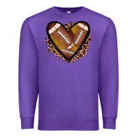 Purple heart football Premium Sweatshirt - JahusDesignShop