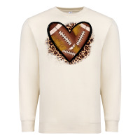 Sandshell heart football Premium Sweatshirt - JahusDesignShop