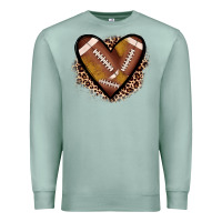 Seafoam heart football Premium Sweatshirt - JahusDesignShop