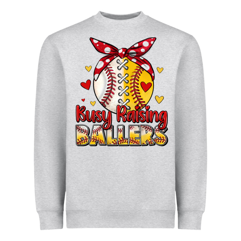 Busy Raising Ballers Heavyweight Sweatshirt by JahusDesignShop | Teevron