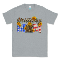 Heather Grey military mom with soldier boots Classic Tee - Artiststas