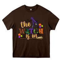 Chocolate Brown the witch is in Heavy Core Tee - CowGirlArtShop
