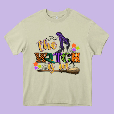 The Witch Is In Heavy Core Tee Designed By Cowgirlartshop