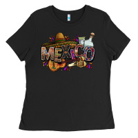 Black Mexico Ladies Tee - FaDigitalArtStudio
