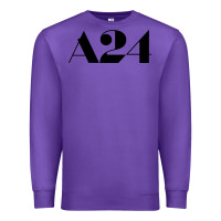 Purple a24  entertainment Premium Sweatshirt - baoMotion