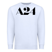 White a24  entertainment Premium Sweatshirt - baoMotion