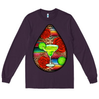 Plum mexican teardrop  4 Long Sleeve Tee - BundleAndBundleShop