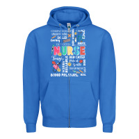 True Royal nurse word Zipper Hoodie - JahusDesignShop