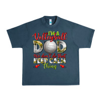 Midnight Navy I'm a Volleyball Dad we don't do that keep calm Urban Heavy Tee - BundleAndBundleShop