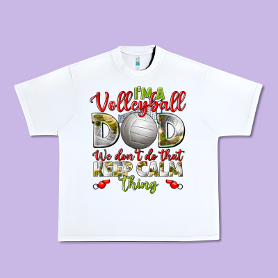 I'm A Volleyball Dad We Don't Do That Keep Calm Urban Heavy Tee Designed By Bundleandbundleshop