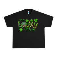 Black St. Patrick's Day One Lucky Mini Urban Heavy Tee - RanaPortraitStore