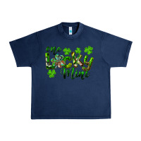 Navy St. Patrick's Day One Lucky Mini Urban Heavy Tee - RanaPortraitStore