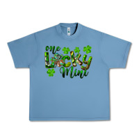 Pebble Blue St. Patrick's Day One Lucky Mini Urban Heavy Tee - RanaPortraitStore