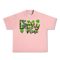 Salmon St. Patrick's Day One Lucky Mini Urban Heavy Tee - RanaPortraitStore
